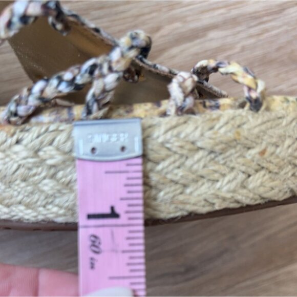 Elaine‎ Turner snake skin wedge sandal strappy never worn outside - Picture 5 of 10